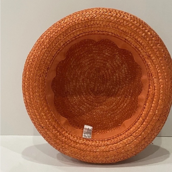 Arlin Vintage Rolled Brim Orange Hat - Picture 4 of 4